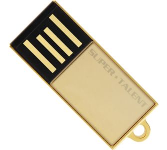 Super Talent Speichermedien USB2.0 Stick PICO-C Gold 16GB