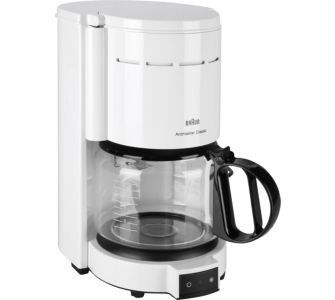 Braun Aromaster KF 47 plus Kaffeemaschine wei&szlig;