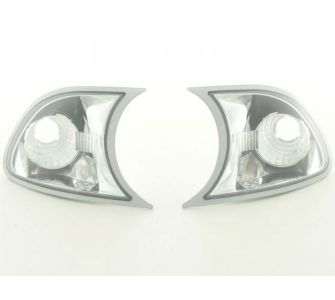 FK-Automotive Frontblinker Blinker Set BMW 3er Coupe/Cabrio Typ E46 Bj. 01-02 chrom