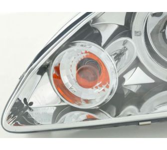 FK-Automotive Angel Eyes Scheinwerfer Set Ford Focus 2 Bj. 05-08 chrom