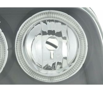 FK-Automotive Angel Eyes Xenon Scheinwerfer Set VW Golf 3 Typ 1HXO, 1 EXO Bj. 91-97 schwarz