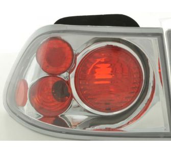 FK-Automotive R&uuml;ckleuchten Set Heckleuchten Honda Civic 2-trg. Typ EJ9 EK1 2 3 Bj. 96-00 chrom