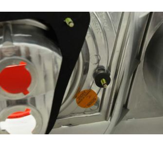 FK-Automotive R&uuml;ckleuchten Set Heckleuchten Honda Civic 2-trg. Typ EJ9 EK1 2 3 Bj. 96-00 chrom