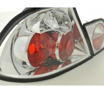 FK-Automotive R&uuml;ckleuchten Set Heckleuchten BMW 3er Coupe Typ E46 Bj. 99-02 chrom