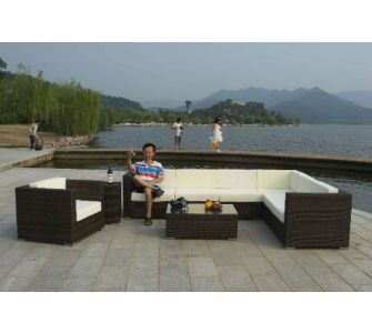 Sofa Dreams Rattan Lounge-Ecke CHILL