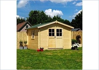 Blockbohlenhaus Drossel aus Qualit�tsfichtenholz