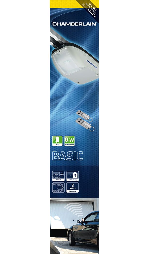 Chamberlain ML510EV Basic Garagentorantrieb, Garagenöffner, Toröffner