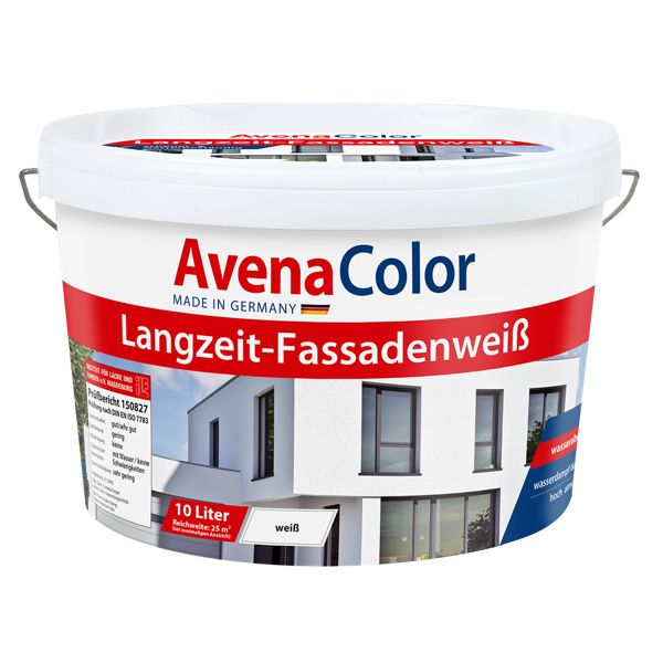 Avena Color Langzeit Fassadenweiß Farbe Farben Fassadenfarben