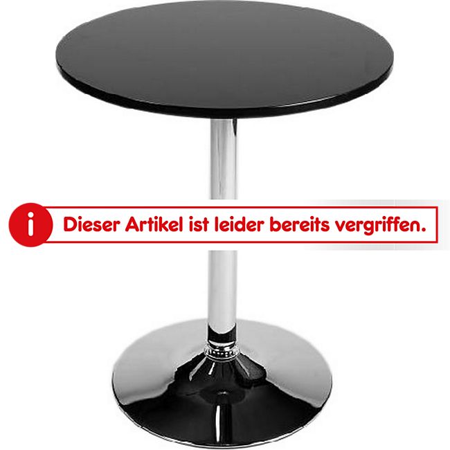 CLP Beistell-Tisch, rund, Durchmesser Ø 60 cm, Höhe 70 cm ...