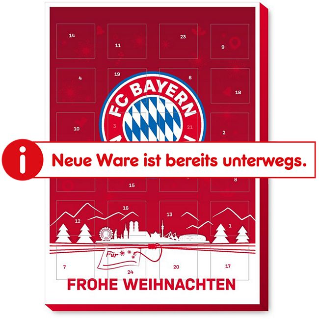 Adventskalender FC Bayern München 120 g online kaufen bei