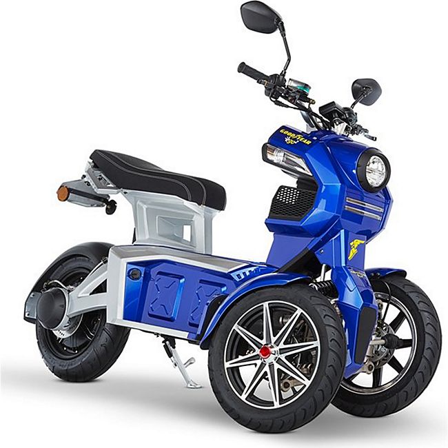 Doohan Ego2 Dreirad Elektroroller 1560w 45km H Blau Online Kaufen Bei Netto