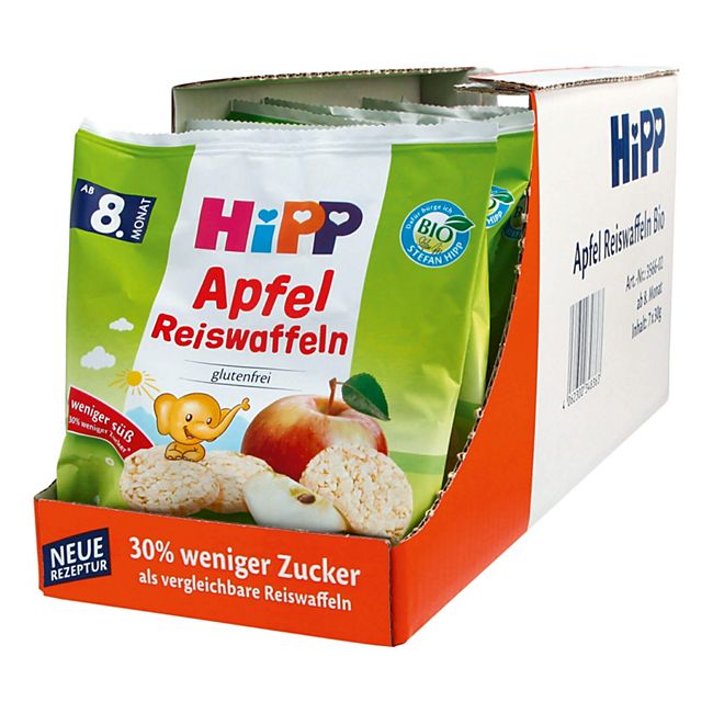 Hipp Bio Kinder Reiswaffeln Apfel 30 G 7er Pack Online Kaufen Bei Netto