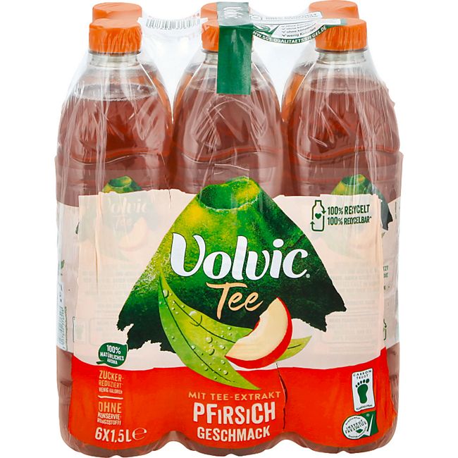 Volvic Tee Creation Pfirsich 1 5 Liter 6er Pack Online Kaufen Bei Netto